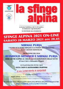 La Sfinge Alpina on_line 20-03-2021