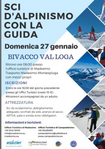 Sci alpinismo 27-01 Bivacco Val Loga