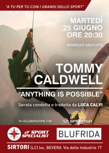 serata Tommy Caldwell